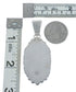 Turquoise Authentic Sterling Silver Navajo Pendant JX131185